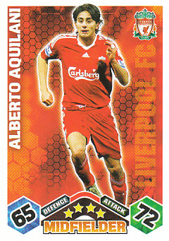 Alberto Aquilani Liverpool 2009/10 Topps Match Attax #192